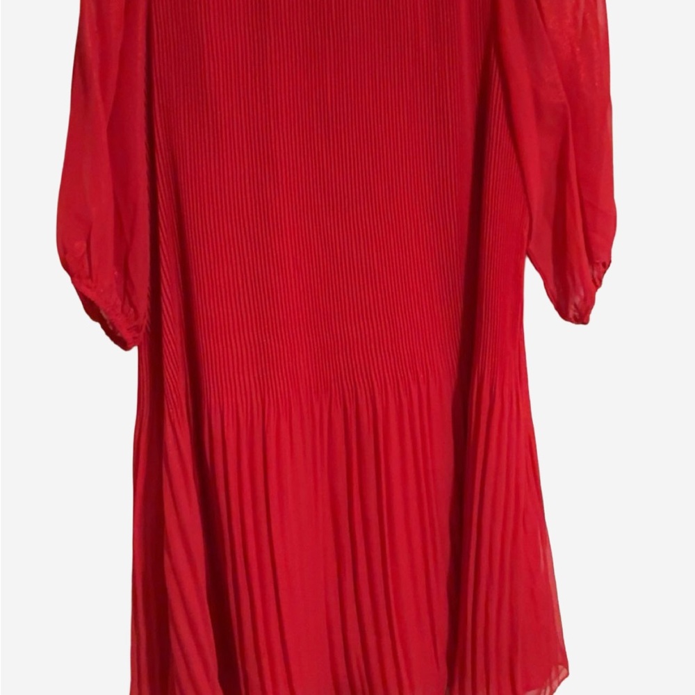 Nanette Lepore Vibrant Red Ruffled Dress